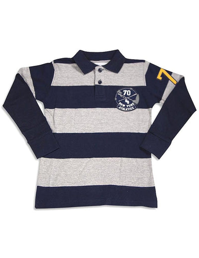 GS-115 - Little Boys Long Sleeve Polo Top