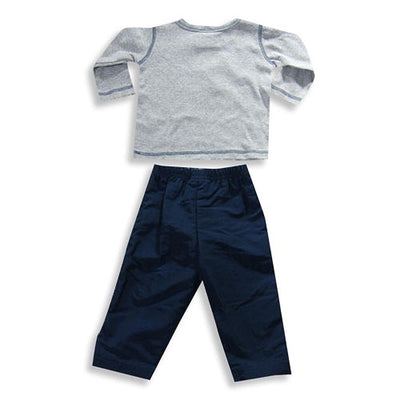 Mis Tee V-Us - Baby Boys Long Sleeve Pant Set