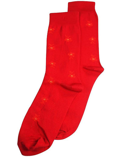 Tic Tac Toe Girls Flower Sock