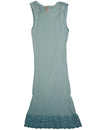 So Nikki - Big Girls Ribbed Lacey Tank Top