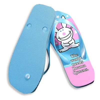 It's Happy Bunny by Jim Benton - Ladies Flip Flop