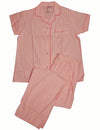 Botony 500 - Ladies Plus Short Sleeve Broadcloth Pajamas