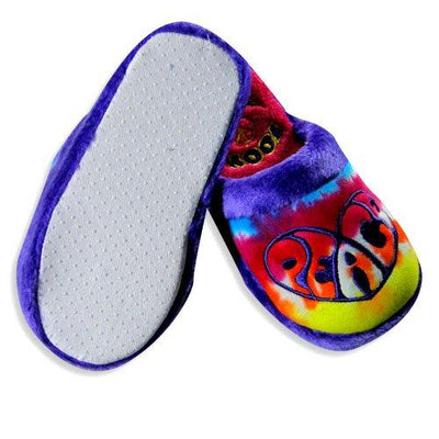 Sole Kool - Girls Tie Dye Peace Slipper