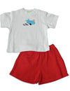 Snopea - Baby Boys Short Sleeve Fish Short Set