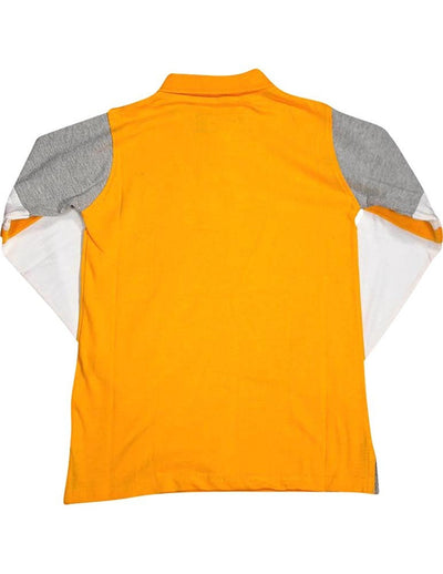 Chams - Little Boys Long Sleeve Polo Top