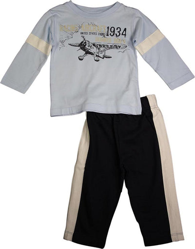 Mish - Baby Boys - 6 Styles - 100% Cotton - Long Sleeve Pant Set