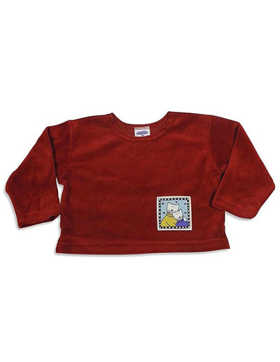 Mulberribush - Little Girls Long Sleeve Velour Top