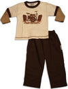 Mis Tee V-Us - Little Boys Long Sleeve Pant Set