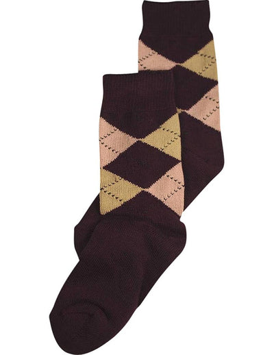 Tic Tac Toe - Big Girls' Argyle Sock