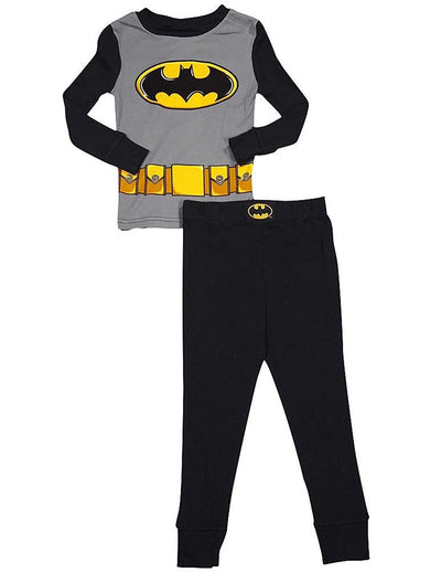 Batman - Little Boys Long Sleeve Pajamas