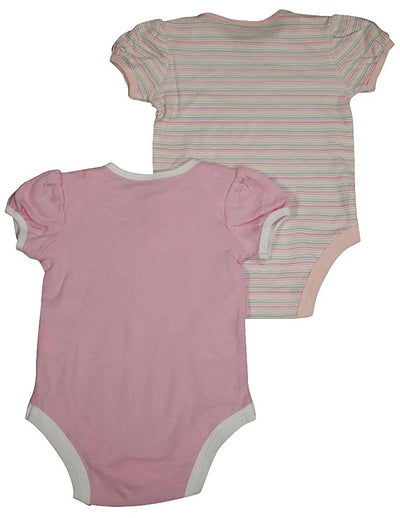 Happi by Dena - Baby Girls 2 Piece Short Sleeve Bodysuit Set