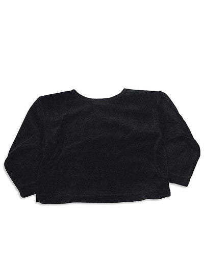 Mulberribush - Little Girls Long Sleeve Velour Top