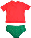 Carter's - Baby Girls 2PC Short Sleeve Rashguard Swim Set