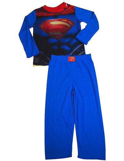 Superman - Little Boys Long Sleeve Superman Pajamas