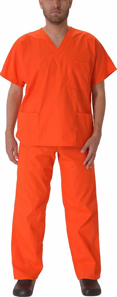 Natural Workwear Mens EDS Medical Dental Uniform - Premium Scrubs Set XXS - 3XL