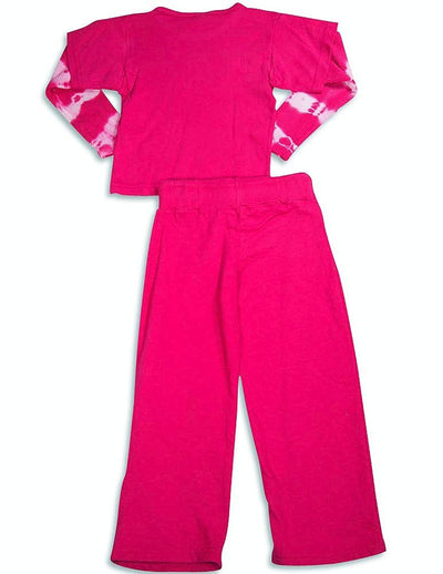 Zinnias - Little Girls Long Sleeve Pant Set