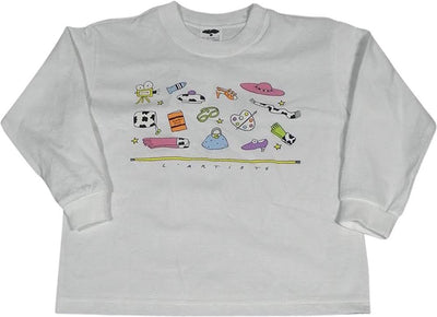 Mulberribush - Little Girls' Long Sleeve Artist Shirt