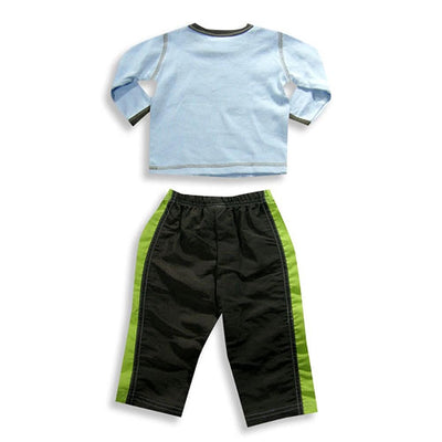 Mis Tee V-Us - Baby Boys Long Sleeve Pant Set