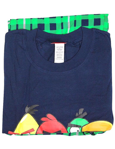 Angry Birds - Mens Big Short Sleeve Angry Birds Pajamas