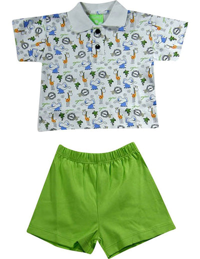 SnoPea - Baby Boys Short Sleeve Short Set