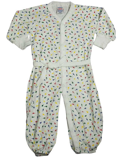 Sara's Prints - Baby Girls Long Sleeved Convertible Coverall