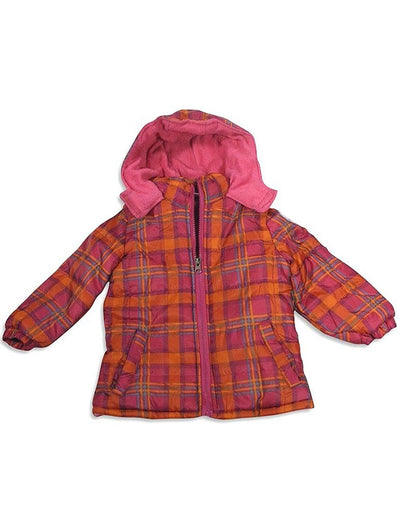 Pink Platinum - Little Girls Hooded Parka Jacket