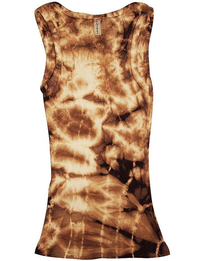 So Nikki - Big Girls Ribbed Tie Dye Tank Top