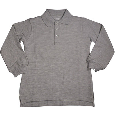 French Toast Boys Long Sleeve Pique Polo