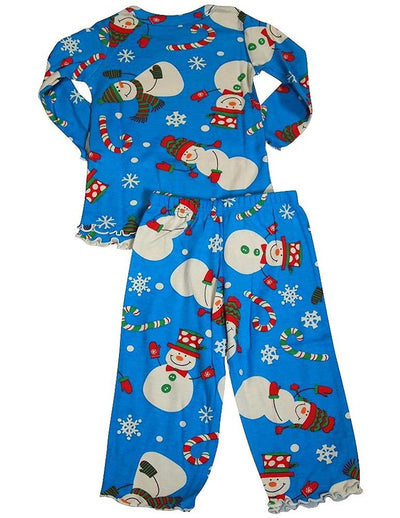 Sara's Prints - Little Girls' Long Sleeve Pajamas