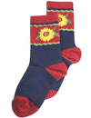 Tic Tac Toe Girls Sunflower Sock