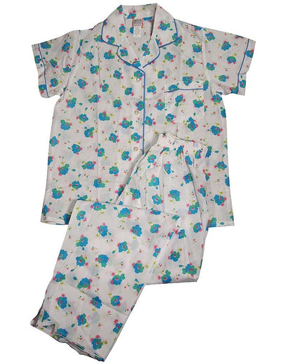 Botony 500 - Ladies Plus Short Sleeve Broadcloth Pajamas