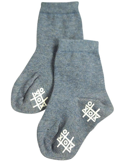 Tic Tac Toe - Little Girls' Anklet Sock