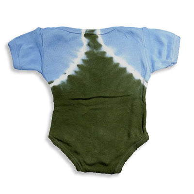 B Nu - Baby Boys Short Sleeve Tie Dye Body Suit