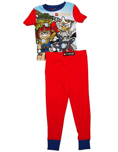 Superhero - Little Boys Short Sleeve Long Leg Pajamas