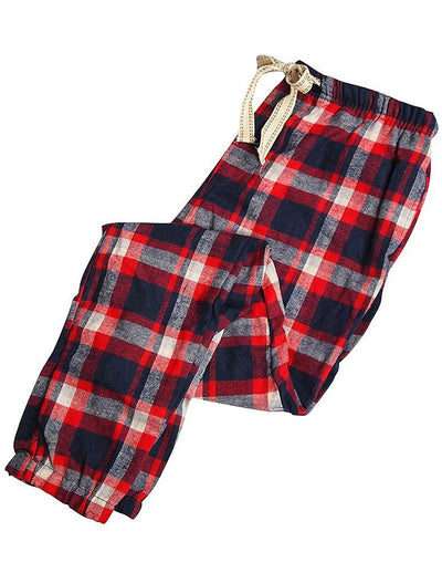 Bottoms Out - Mens Flannel Plaid Lounge Pant