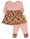 Lipstik Little Girls - Little Girls Long Sleeve Pant Set