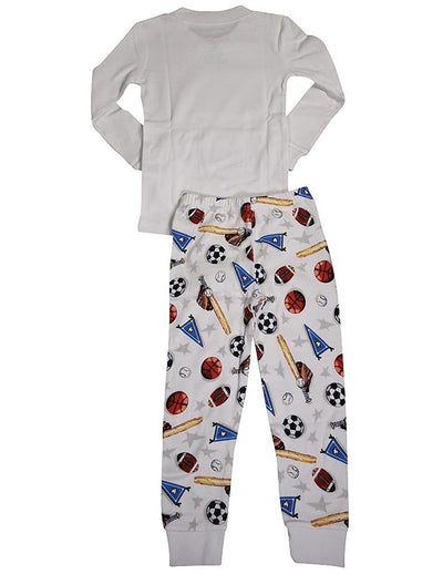 Sara's Prints - Little Boys LS Long John Pajamas