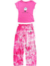 Stupid Factory - Little Girls' Short Sleeve Pant Set, Great For Camp