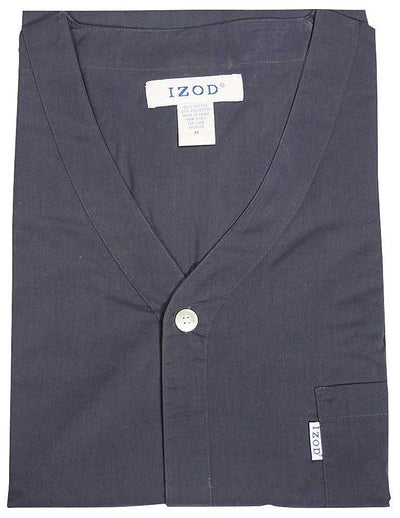 Izod - Mens Short Sleeve Knee Length Pajamas