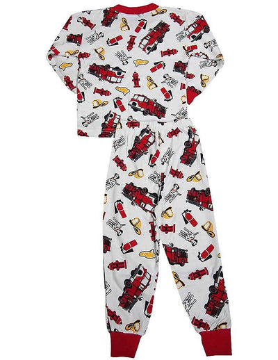 Sara's Prints - Big Boys' Long Sleeve Pajamas