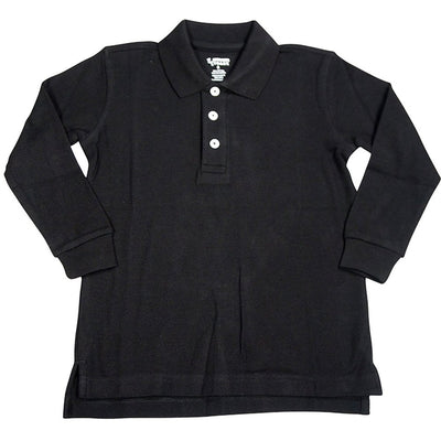 French Toast Boys Long Sleeve Pique Polo