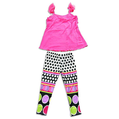 Me Me Me by Lipstik - Little Girls Sleeveless Pant Set