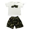 Dogwood - Little Boys Short Sleeve Camouflage Short Set