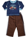 Mis Tee V-Us - Baby Boys Long Sleeve Pant Set