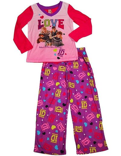 One Direction - Little Girls' Long Sleeve One Direction Pajamas