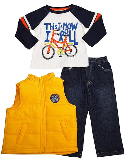 Kids Headquarters - Baby Boys 3 Pc Pant Set