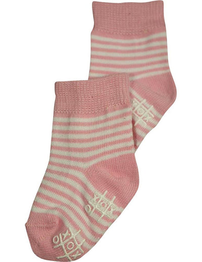 Tic Tac Toe Girls Striped Ankle Sock