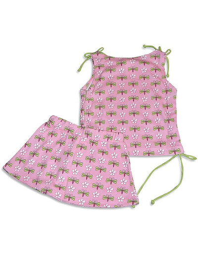 Snopea - Baby Girls Sleeveless Skirt Set