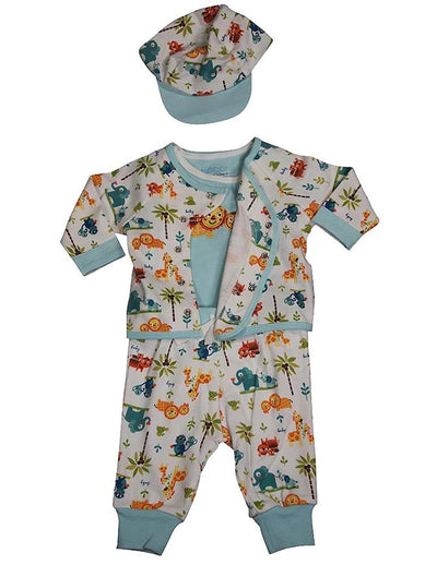 Happi by Dena - Baby Boys 4 Piece Pant Set