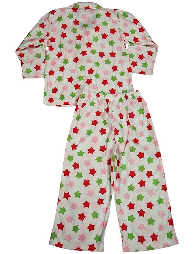 Sara's Prints - Little Girls Long Sleeve Pajamas